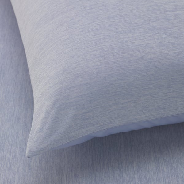 A blue HÖSTVÄDD pillowcase