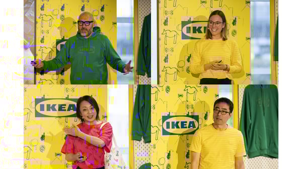 20周年アニバーサリーキャンペーンのメンバー
イケア・ジャパン Growth and Marketing Manager ニコラス・ジョンソン
イケア・ジャパン Country Marketing Manager パトリツィア・リガッシ
イケア・ジャパン 20周年プロジェクト担当  村上 美貴
イケア・ジャパン Country Food Manager 菊池 武嗣