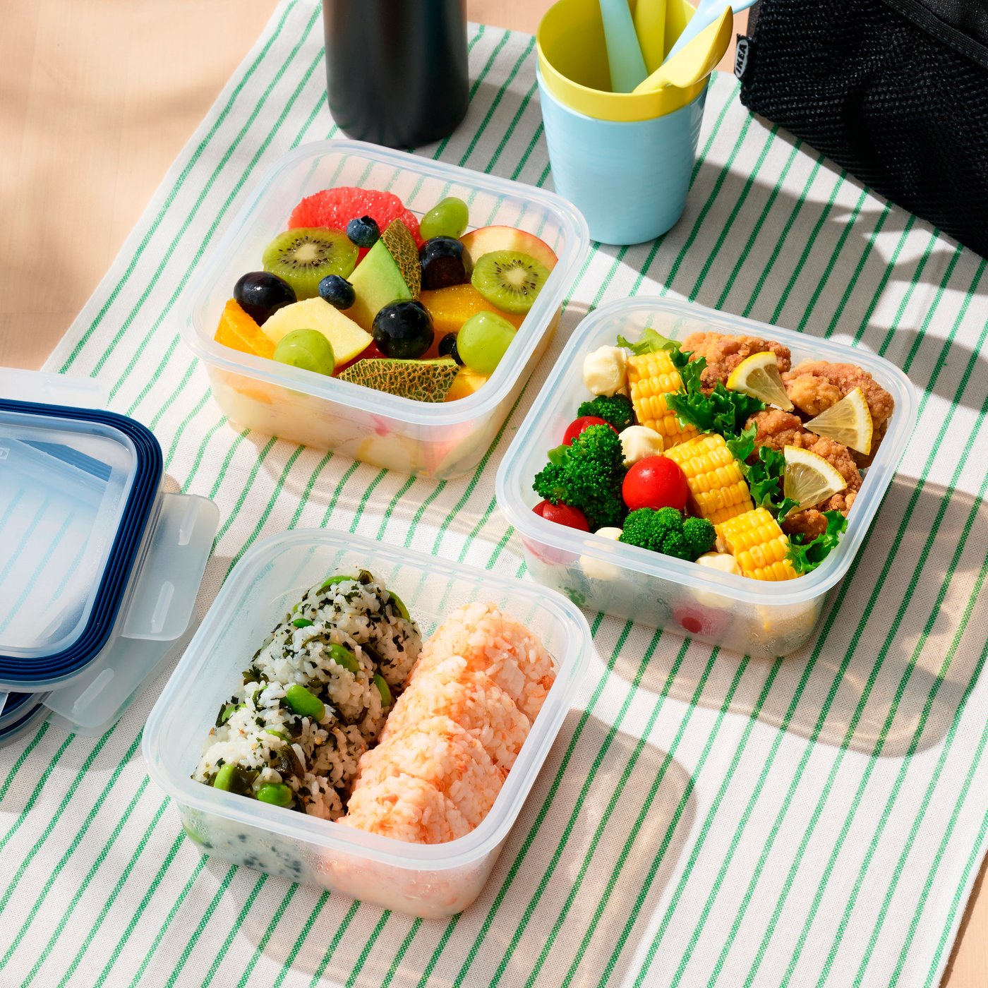 Fruit in a food container