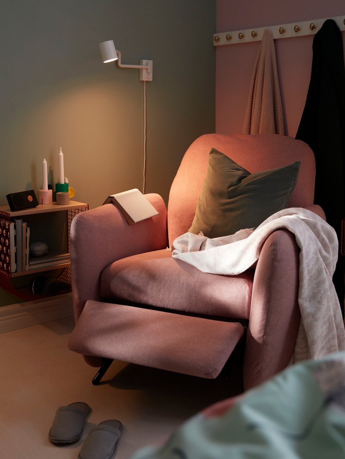 Elegantes Rosa Sessel Ikea Ebenbild