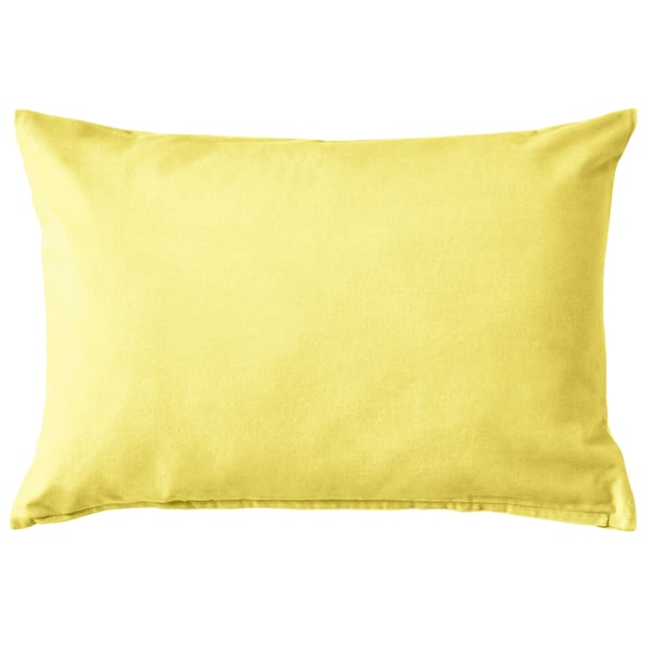 A light yellow SANELA cushion cover in the NA
