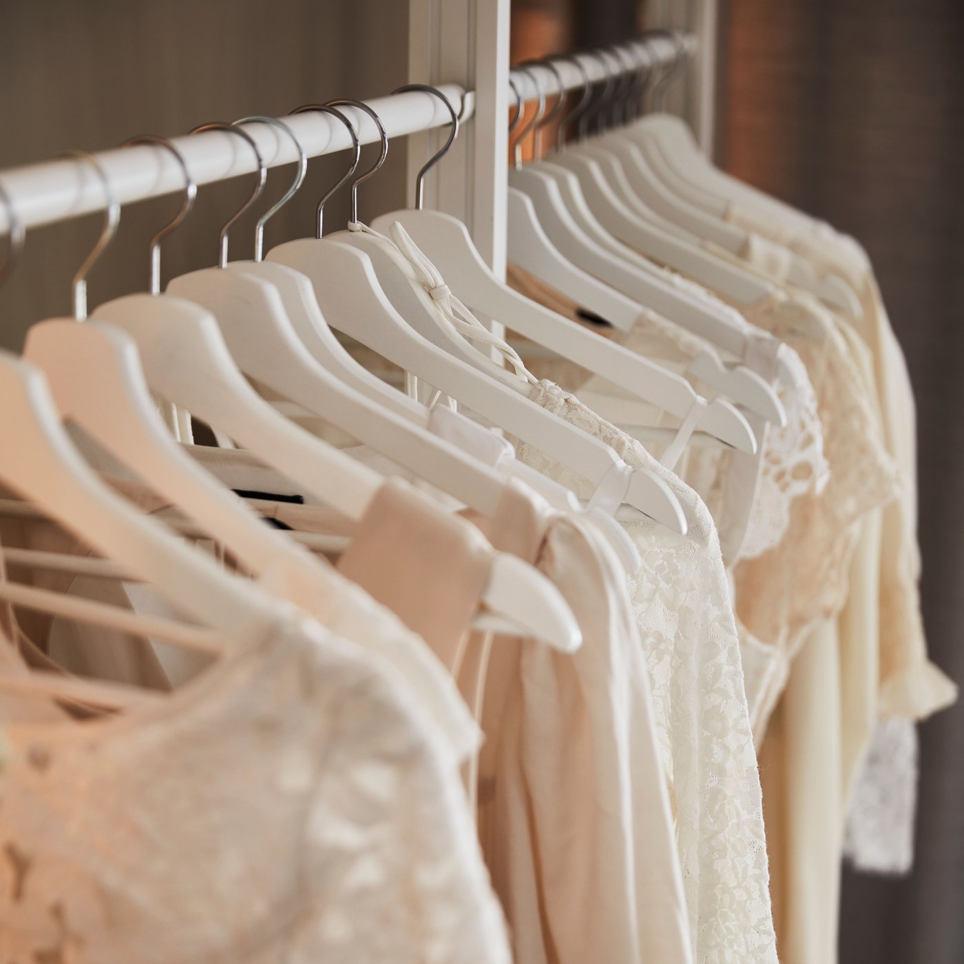 A white BUMERANG hanger