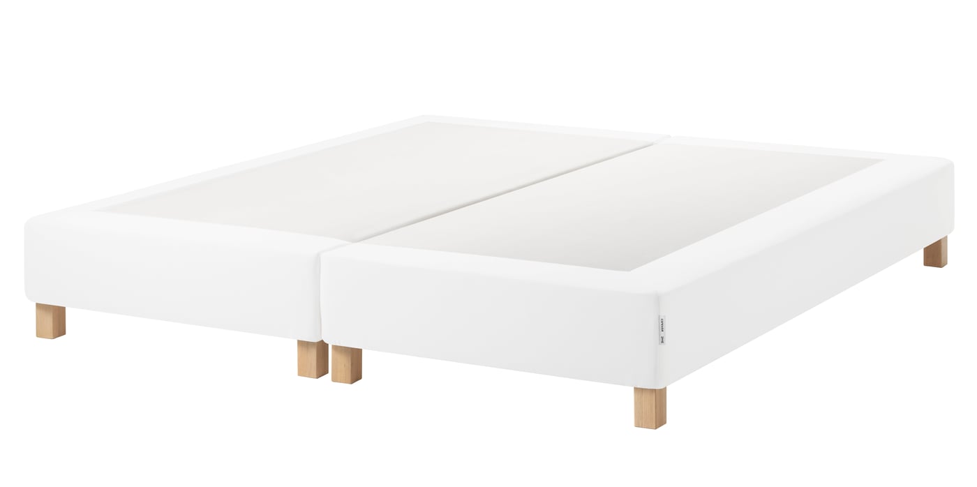 IKEA ESPEVÄR resårmadrassbotten med ben, vit, 160x200 cm