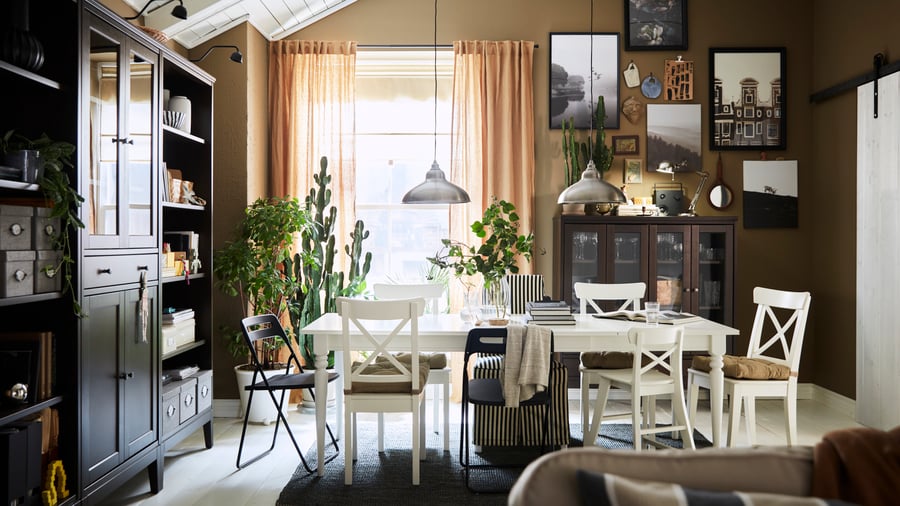 Traditional dining room with space for all the family IKEA Switzerland