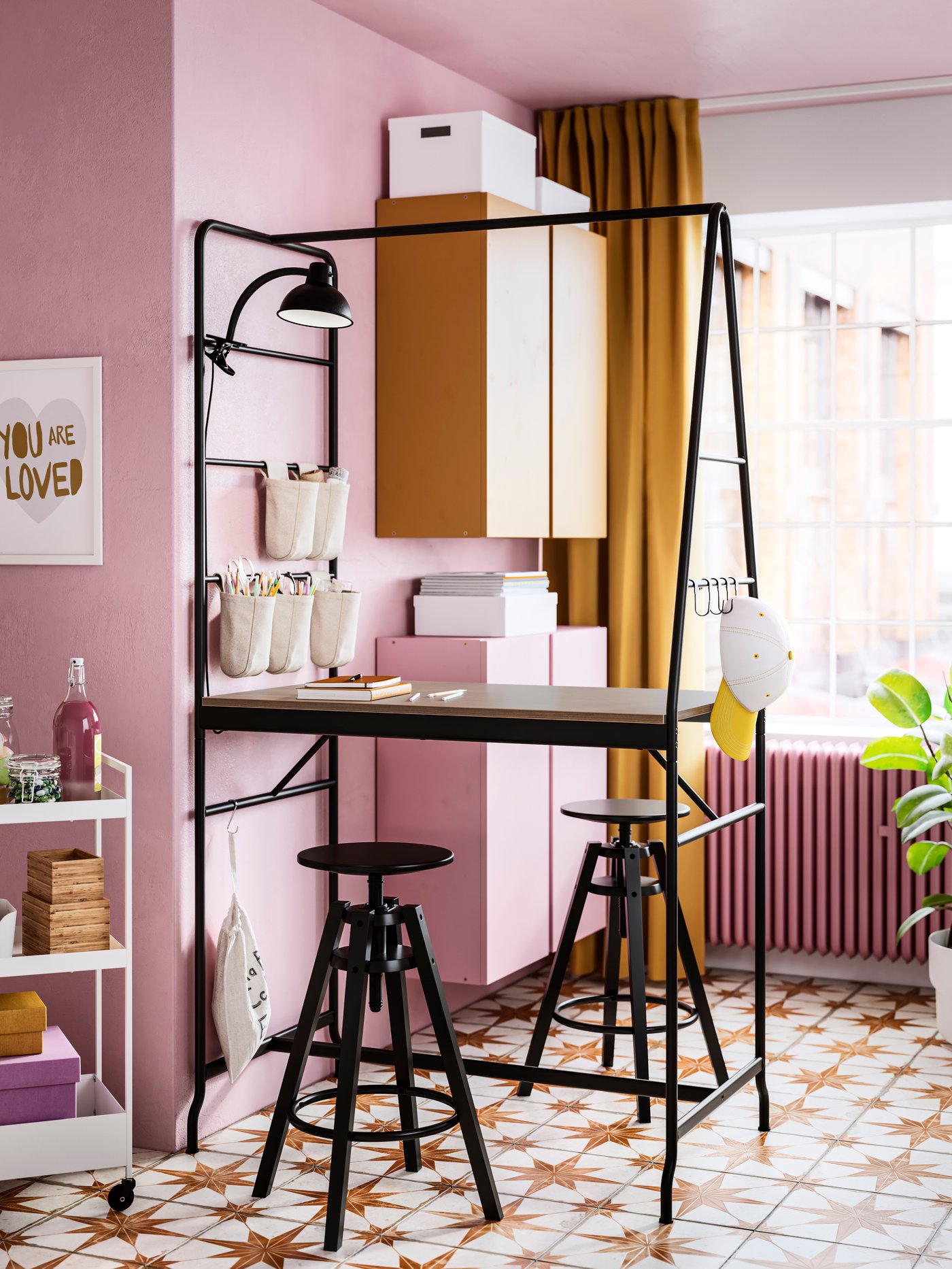 A white NISSAFORS trolley.