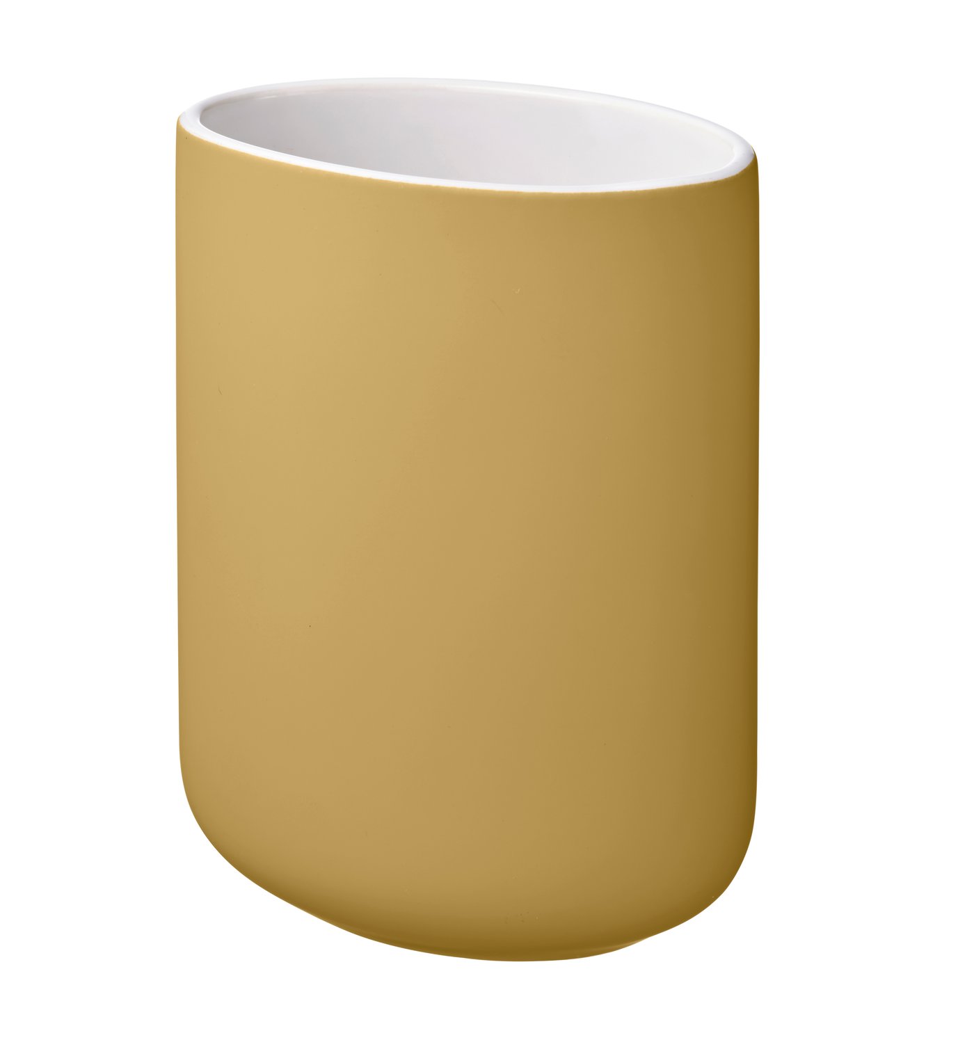 IKEA EKOLN tandborstmugg, mörkgul, tandborstställ