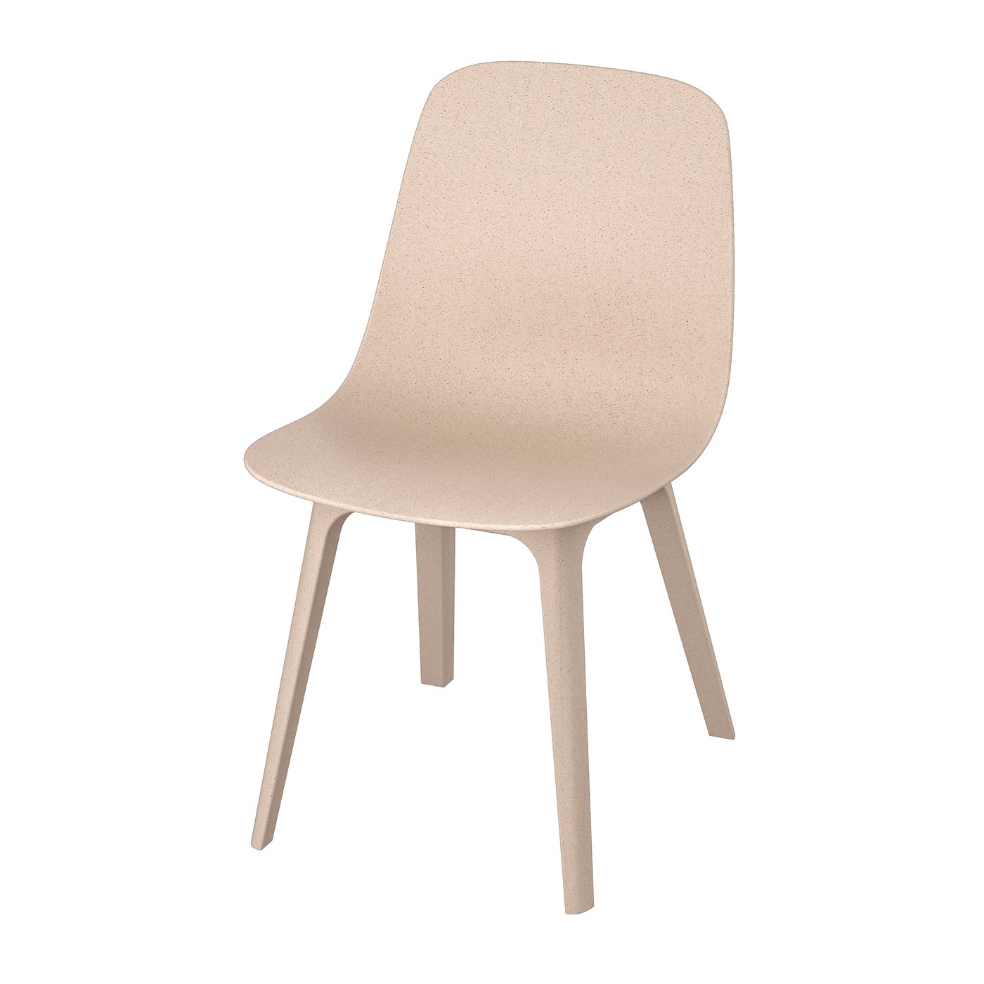 IKEA ODGER stol, vit/beige