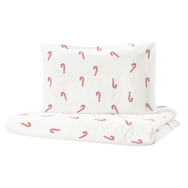 LÖVSÅNGARE Duvet cover 1 pillowcase for cot