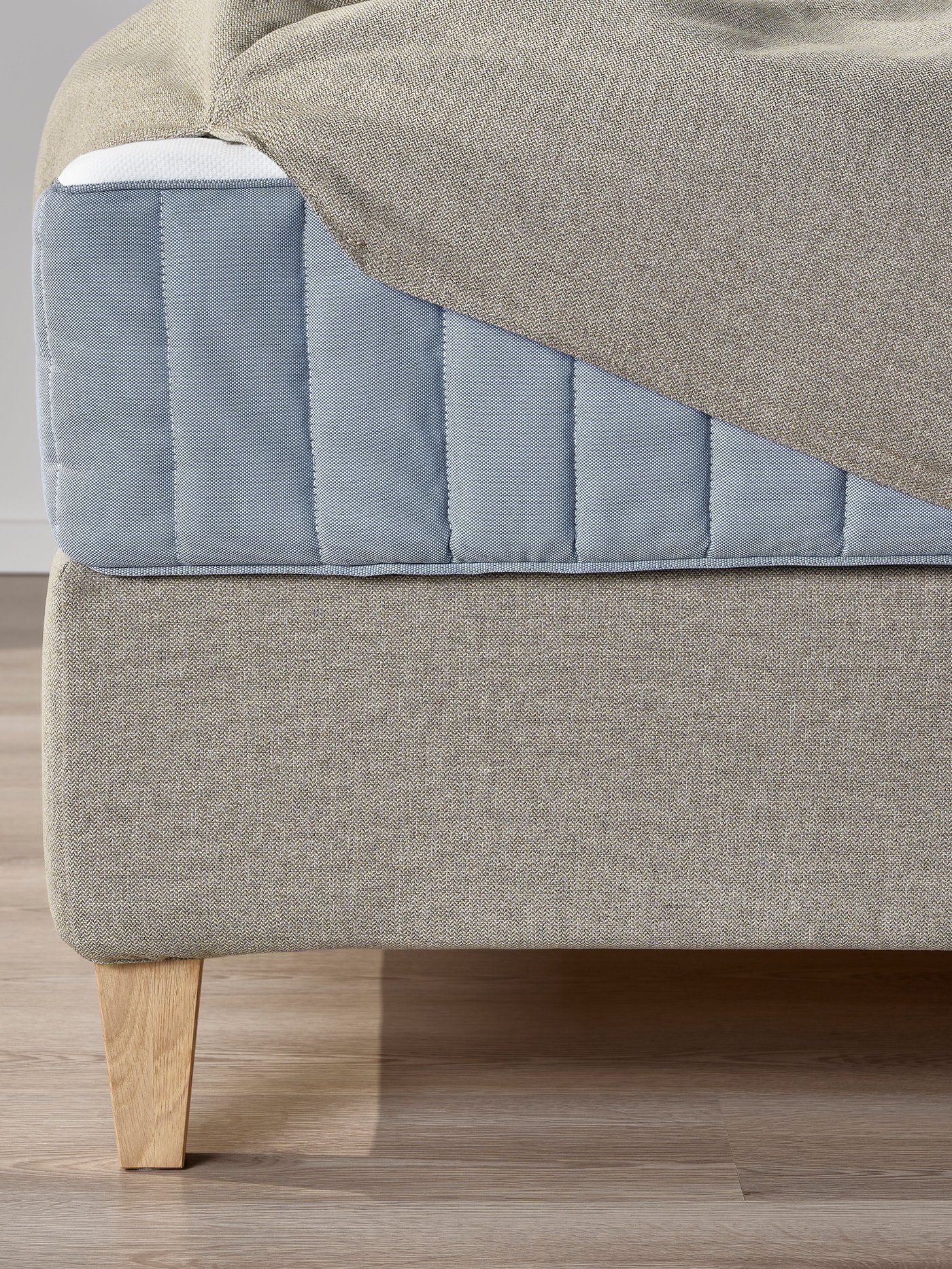 A Valevåg medium firm/Tuddal Tibbleby beige LILLFJÄLLET divano letto