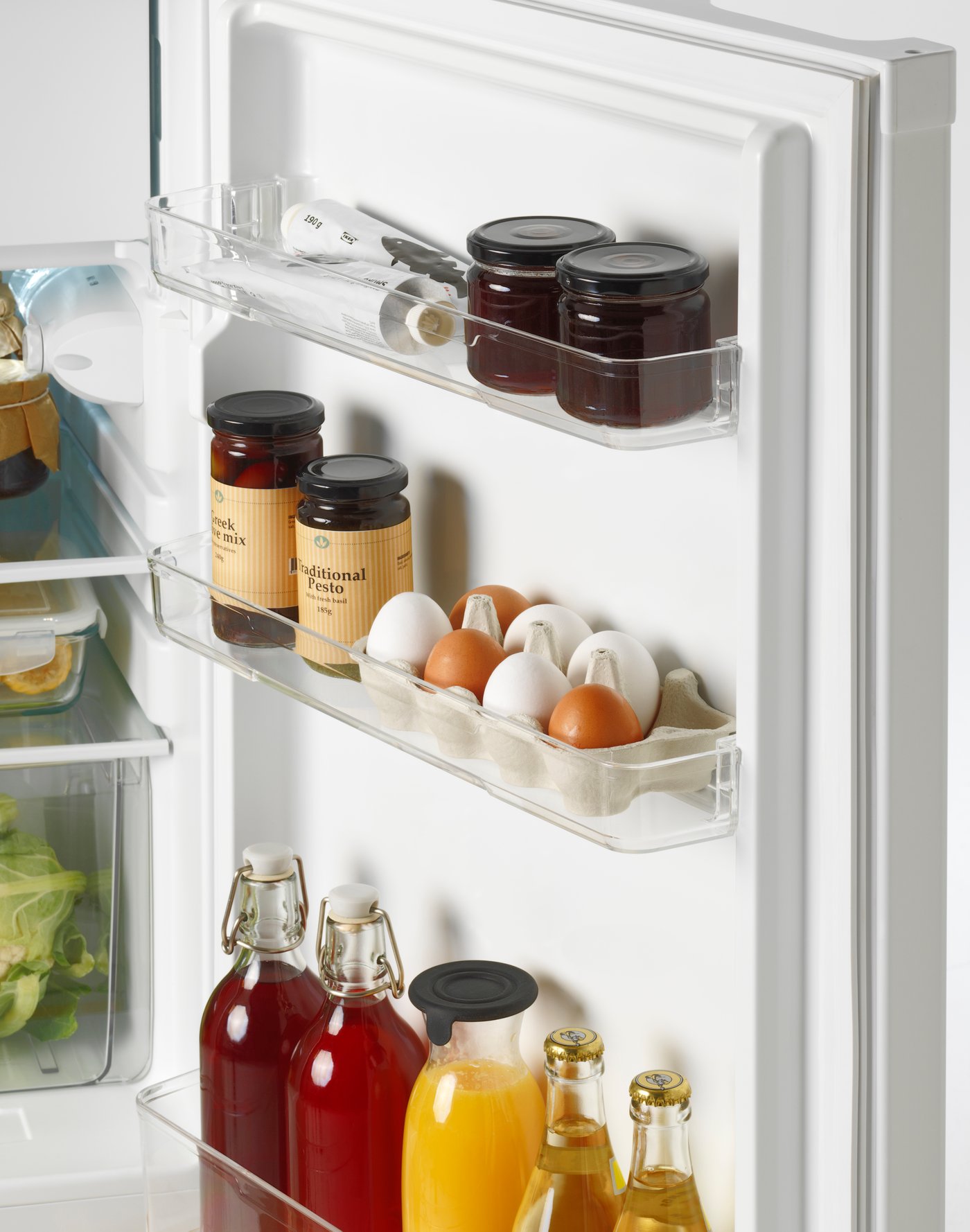 A LAGAN fridge with freezer compartment A++