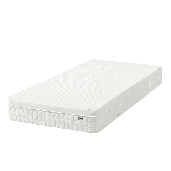 A medium firm/white ÅVABERG foam mattress