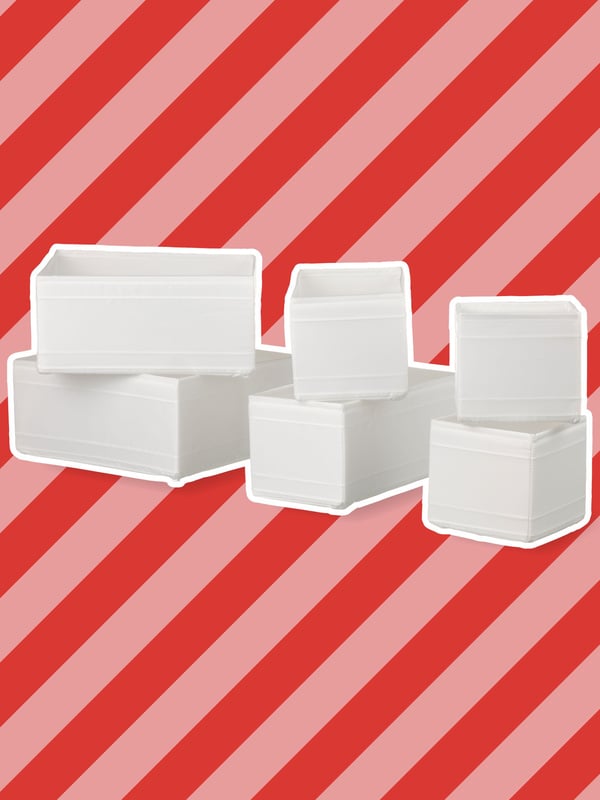 Hvite SKUBB bokser til adventskalender tilbud.