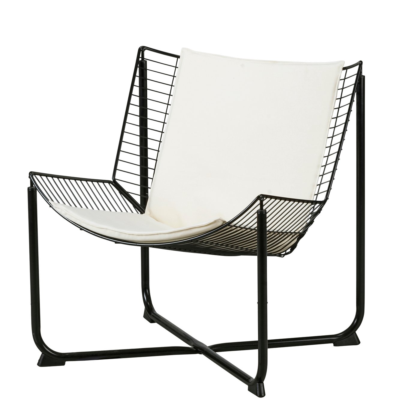 IKEA - SKÅLBODA nojatuoli, musta/Ransta beige