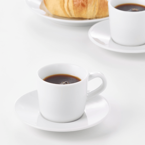 En kopp kaffe i restauranten.