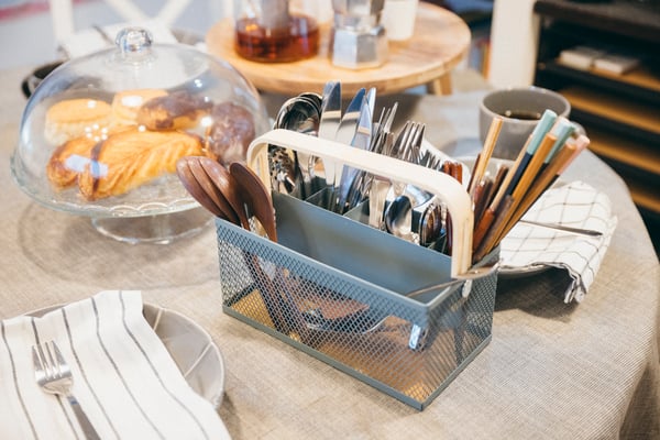 ヴィムペルフィスクのメッシュ型カトラリーホルダー