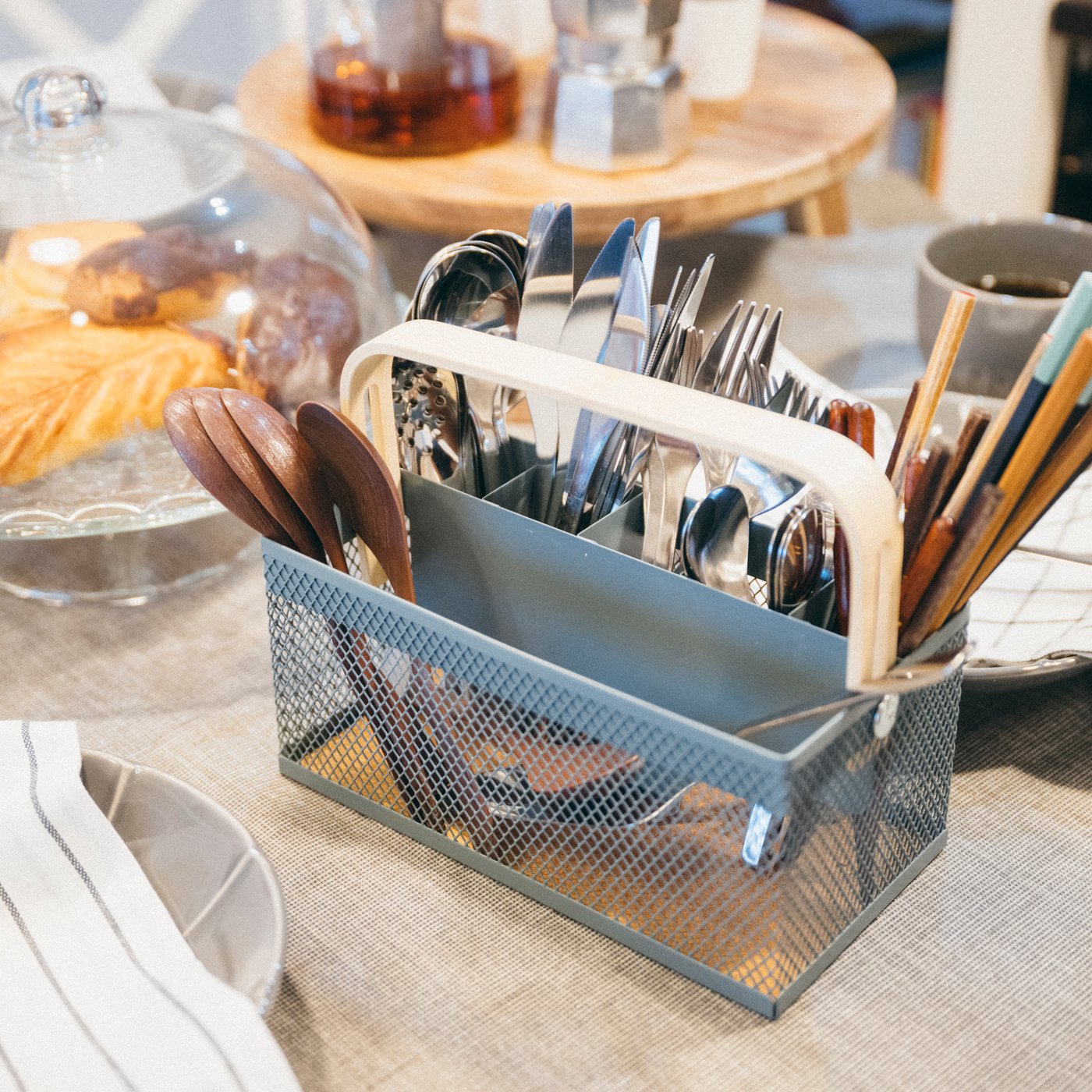 ヴィムペルフィスクのメッシュ型カトラリーホルダー