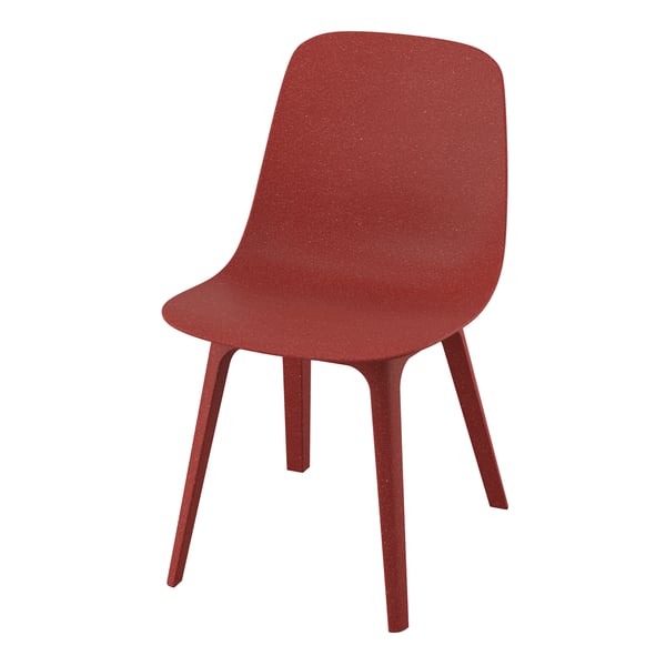 A red ODGER chair in the NA