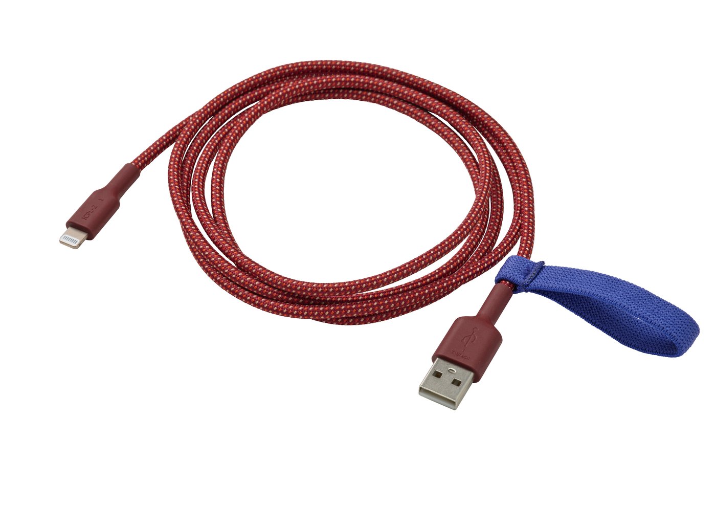 IKEA LILLHULT USB-A till lightning, mörk rödbrun, 1.5 m