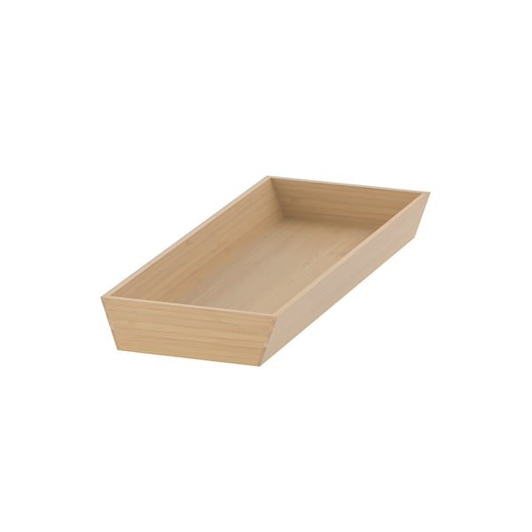 A light bamboo UPPDATERA utensil tray