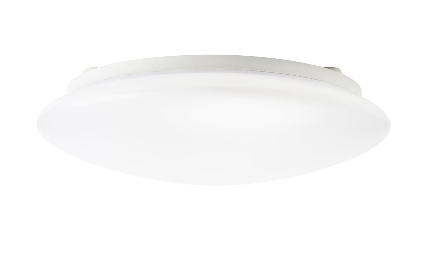 IKEA BARLAST LED tak-/vägglampa, vit, 25 cm