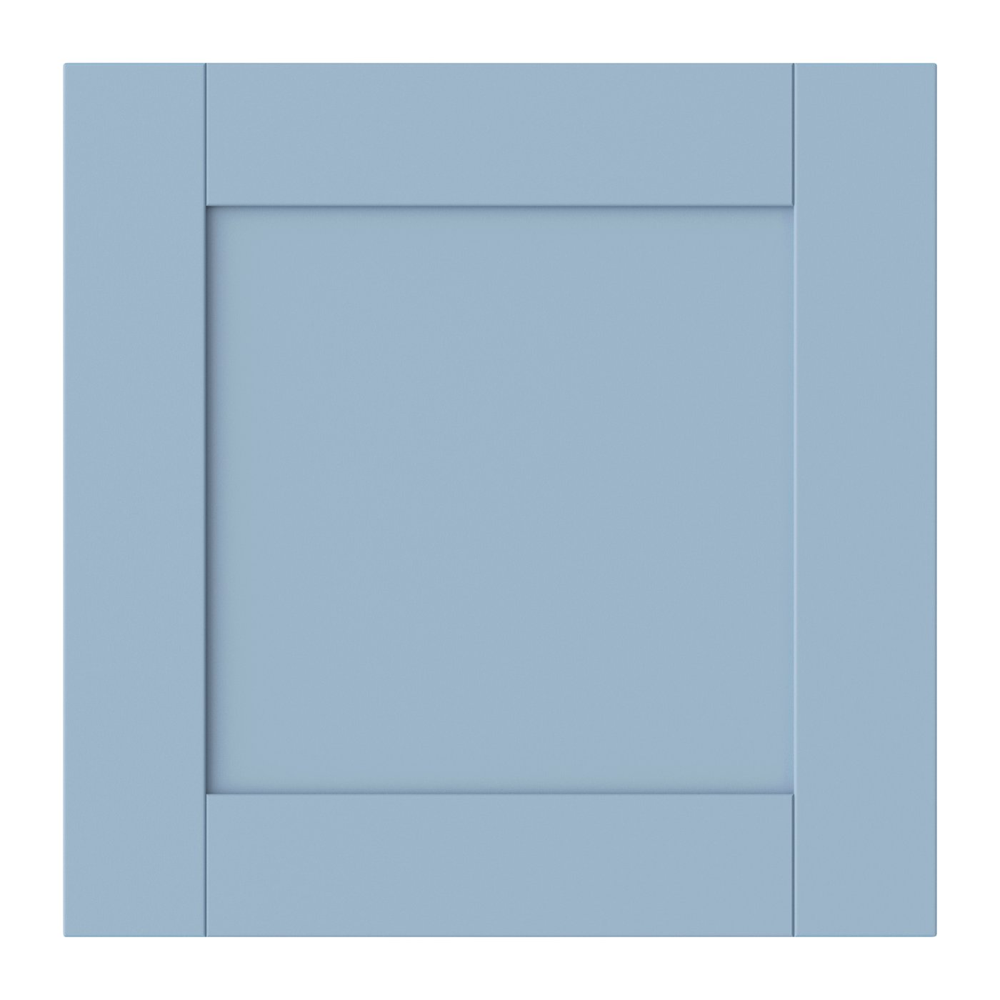 IKEA - SANNIDAL ovi + saranat, sininen, 40x40 cm