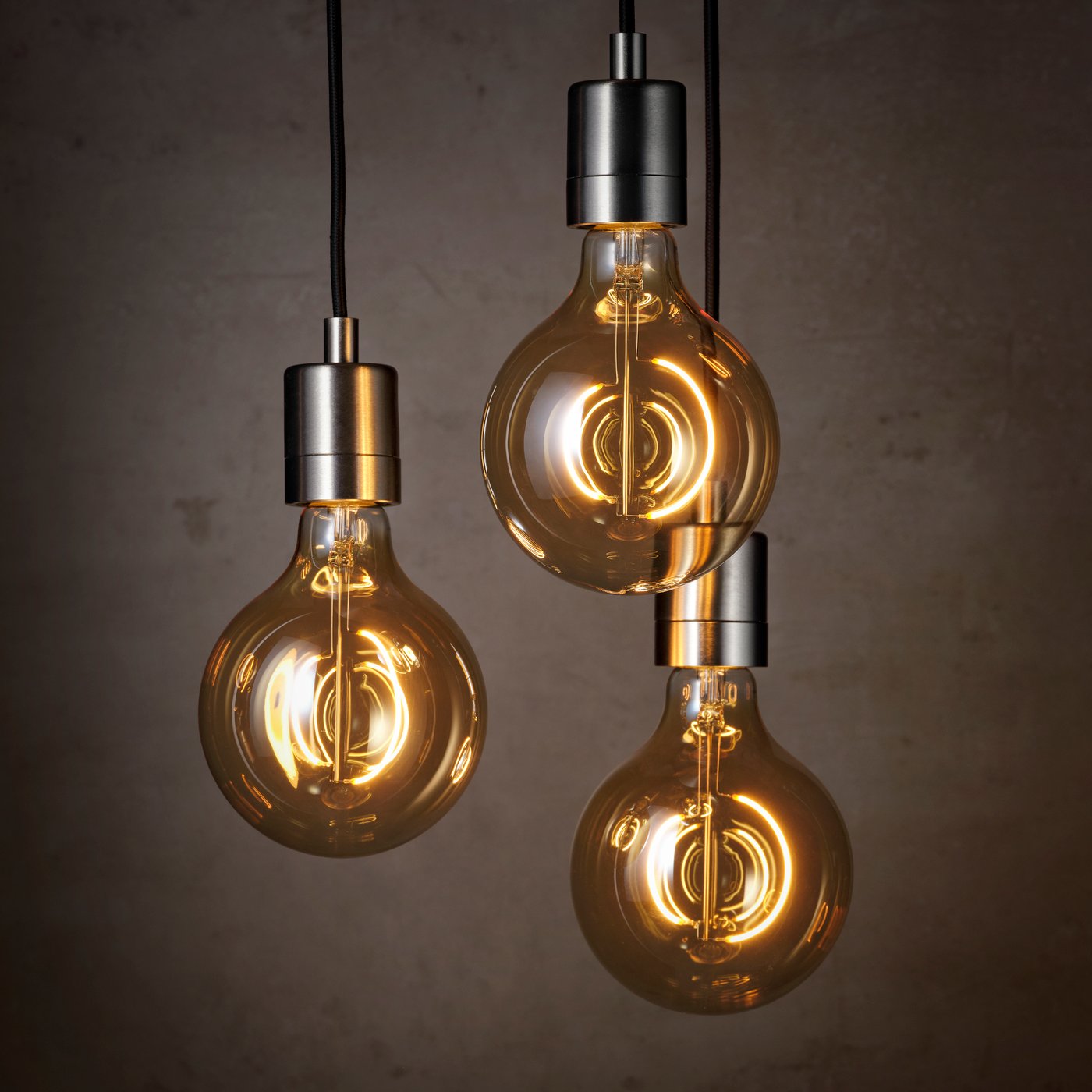Żarówka LED MOLNART E27 150 lumenów, kula brązowe szkło przezroczyste