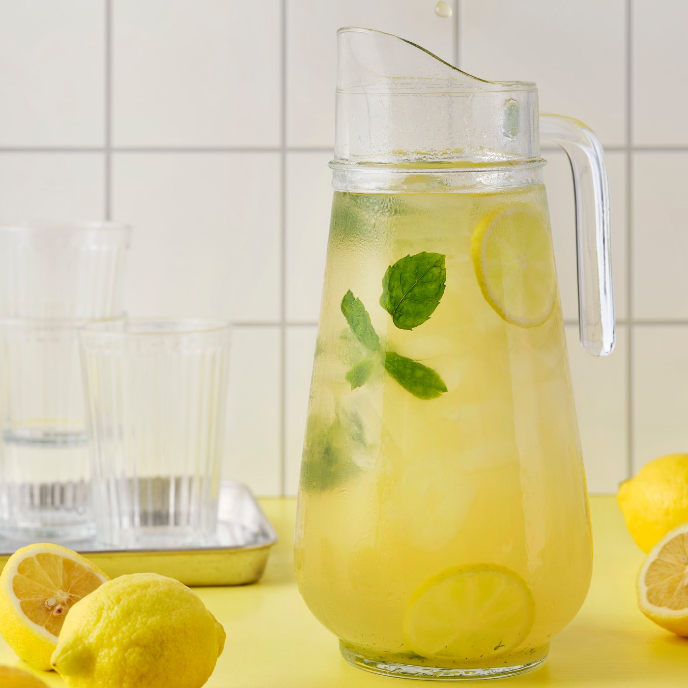 Limonade au citron et à la menthe