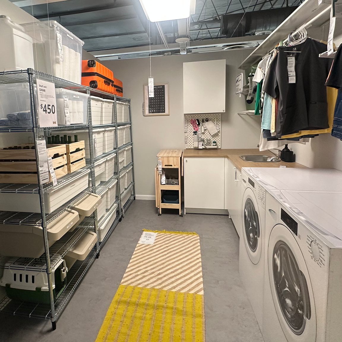 IKEA Long Island Basement Roomset