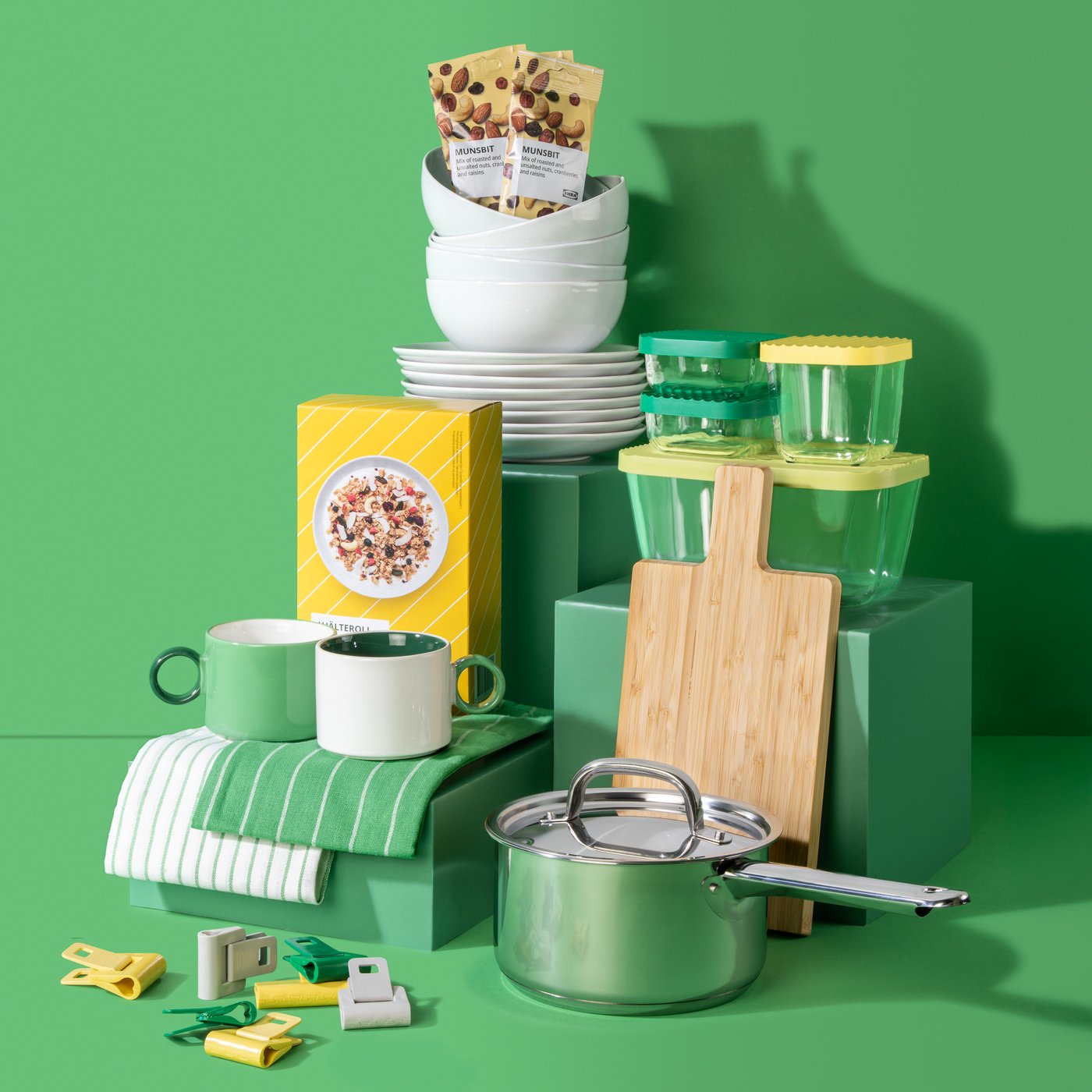 Kit d'essencials per cuinar i menjar