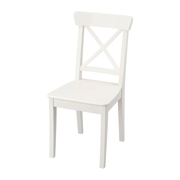 A white INGOLF chair