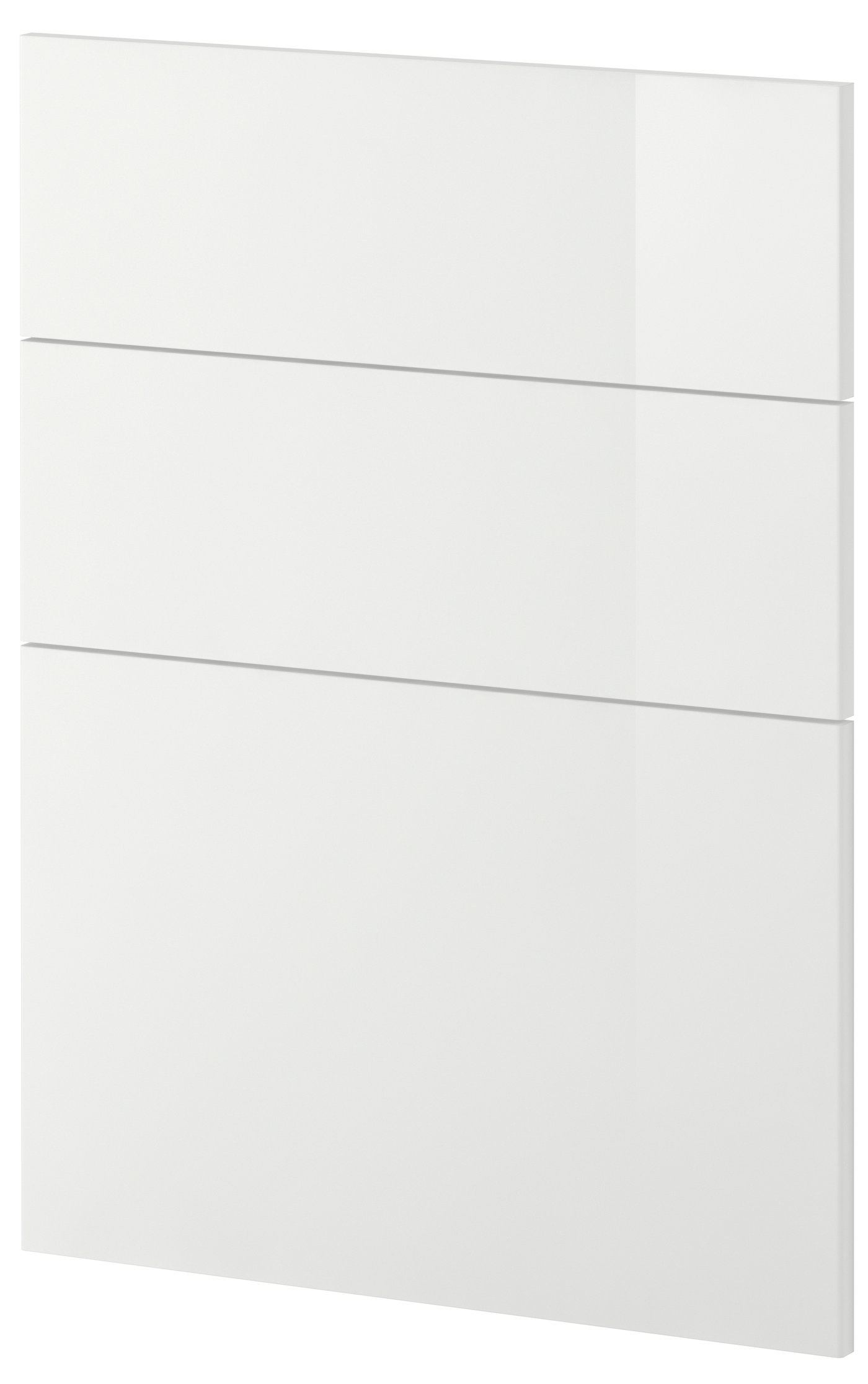 IKEA METOD 3 fronter för diskmaskin, ringhult vit, 60 cm