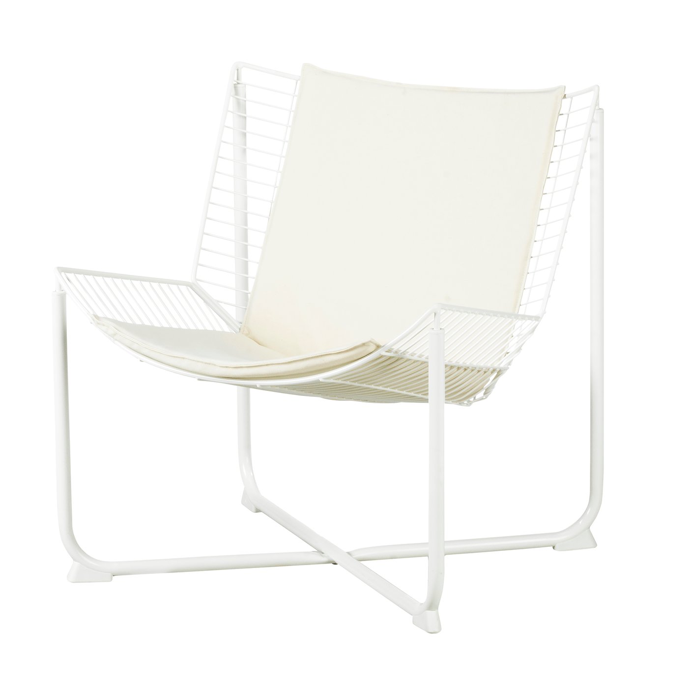 IKEA - SKÅLBODA nojatuoli, valkoinen/Ransta beige
