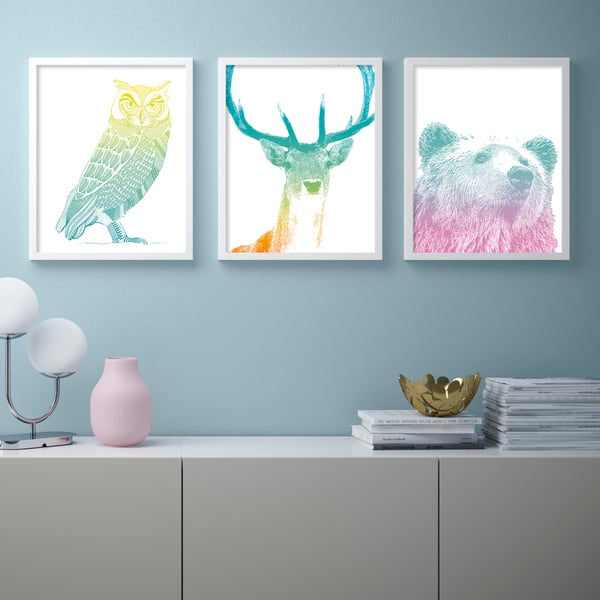 A colorful animals BILD poster