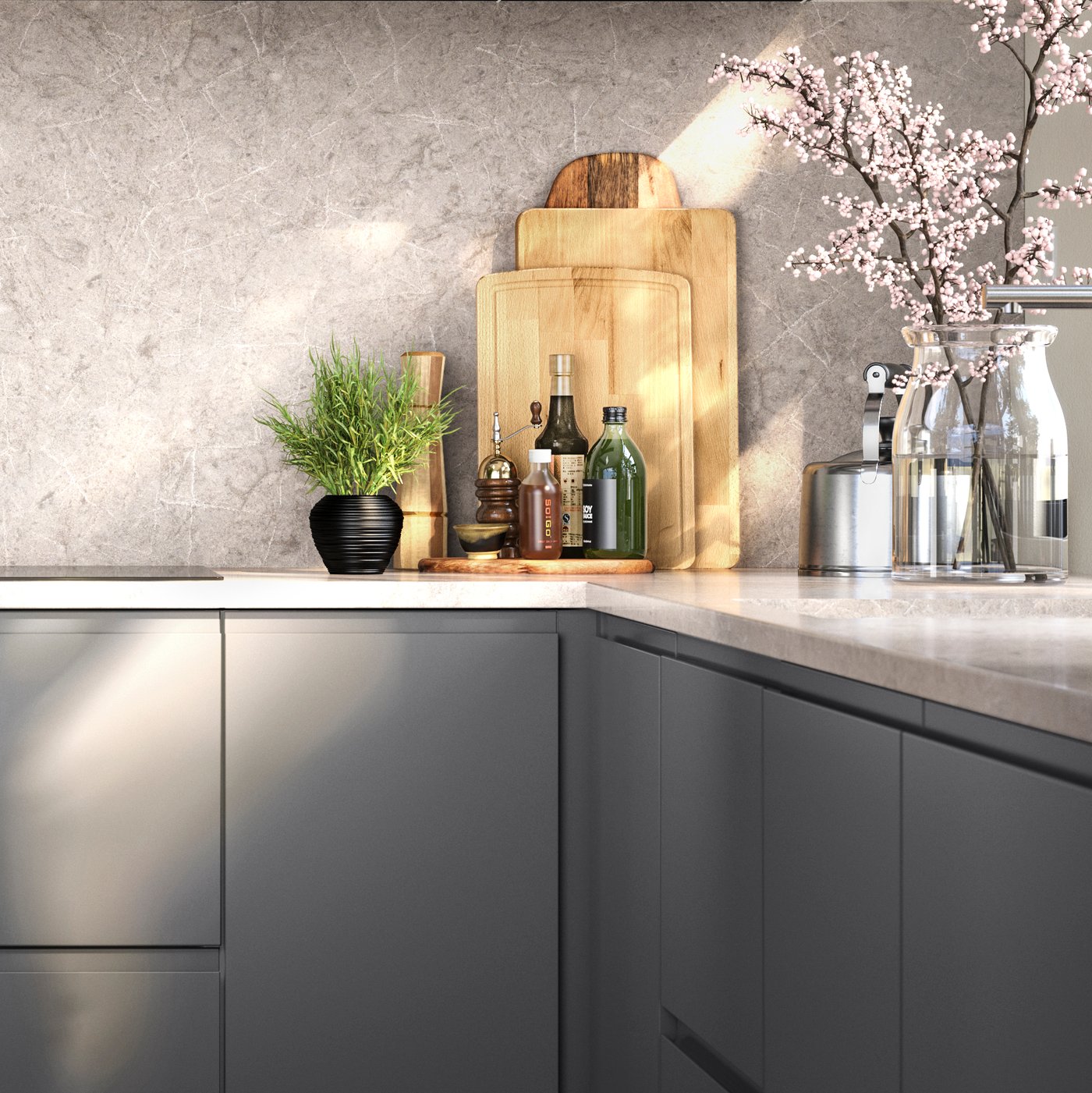 Kitchen Cabinets Grey Kitchen Design Ideas For Your Inspiration