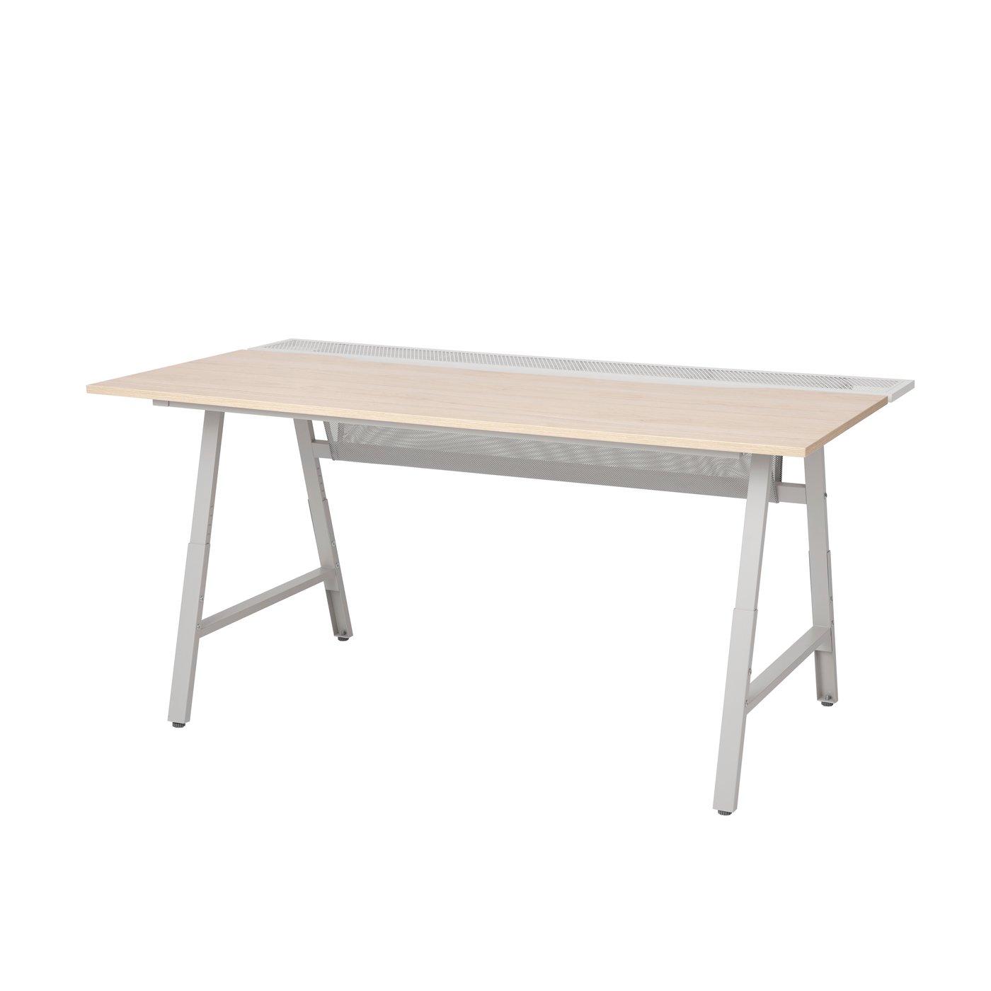 IKEA UTESPELARE skrivbord för gaming, askmönstrad/grå, 160x80 cm