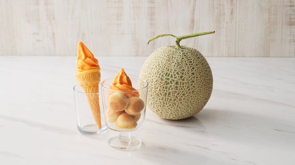 Melon soft ice