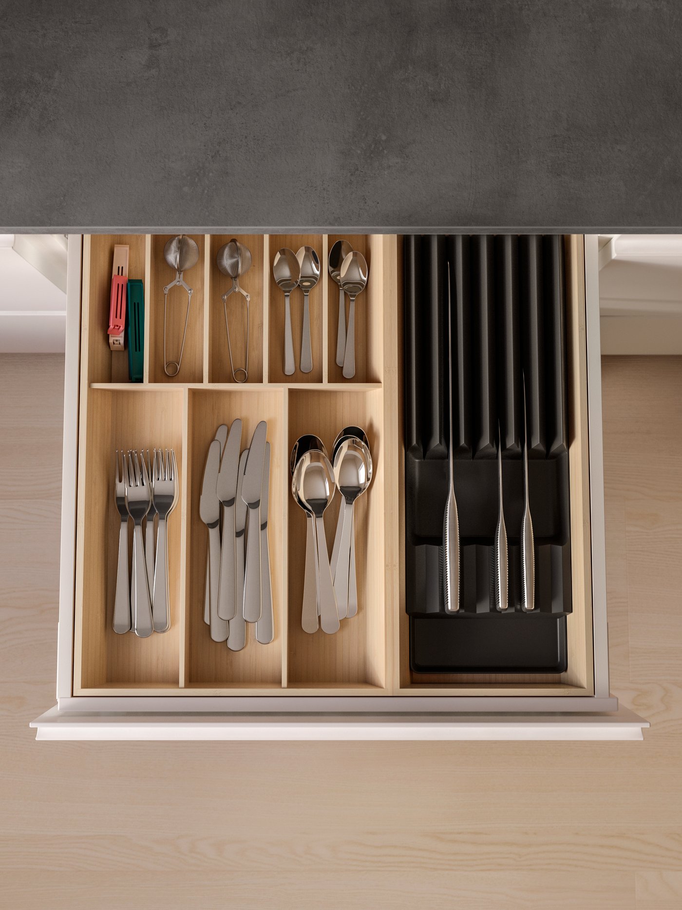 A guide to tidy and organised kitchen drawers - IKEA UK