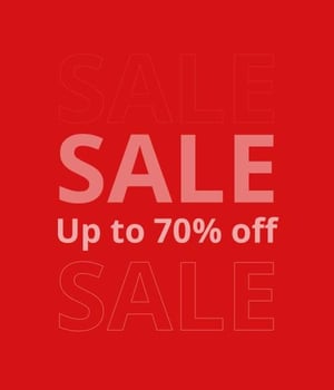Sale: Up to 70% off