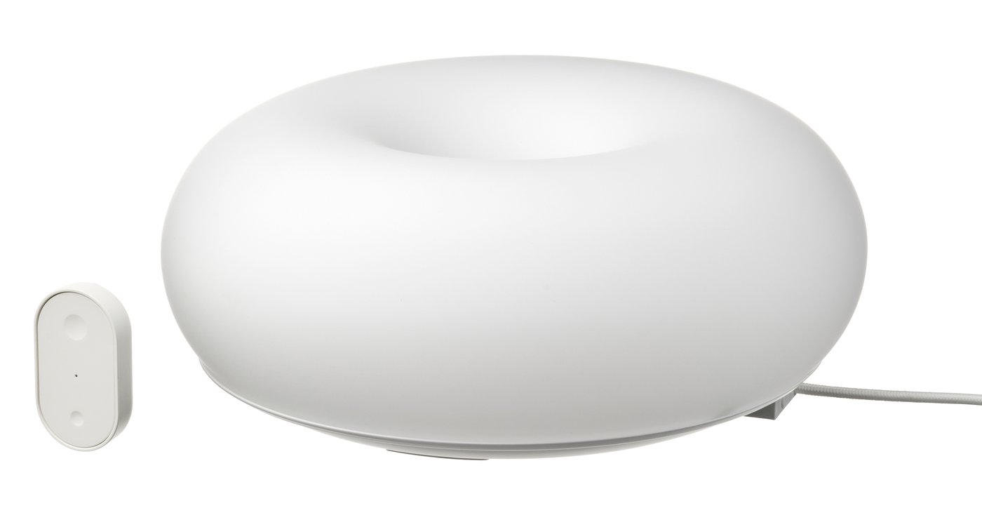 VARMBLIXT LED bord/vägglampa, dimbar smart/vitt glas kulör och vitt spektrum, 30 cm, Matter kompatibel