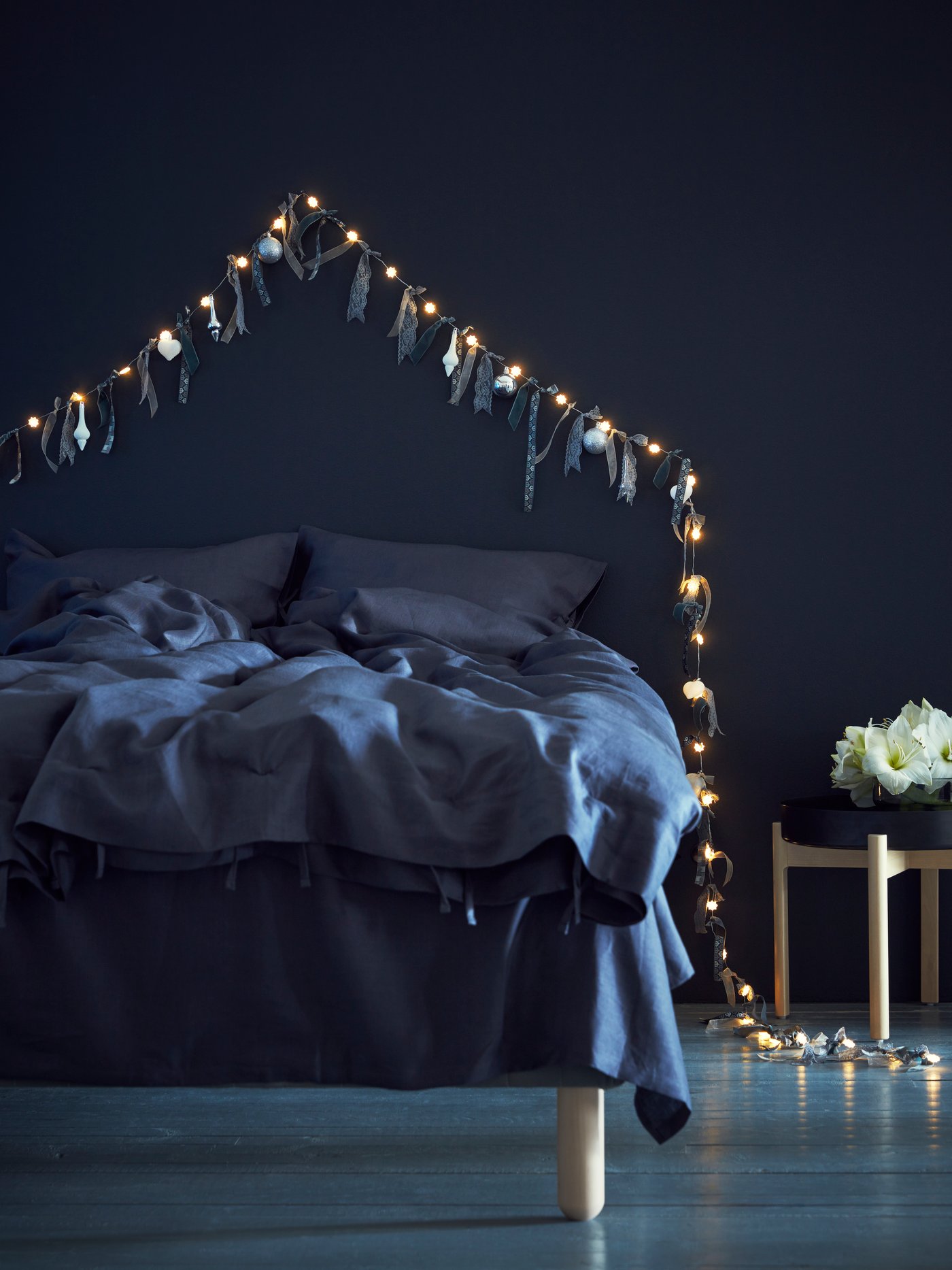 Eine Mini-LED-Lichterkette STRÅLA mit 40 Lichtern