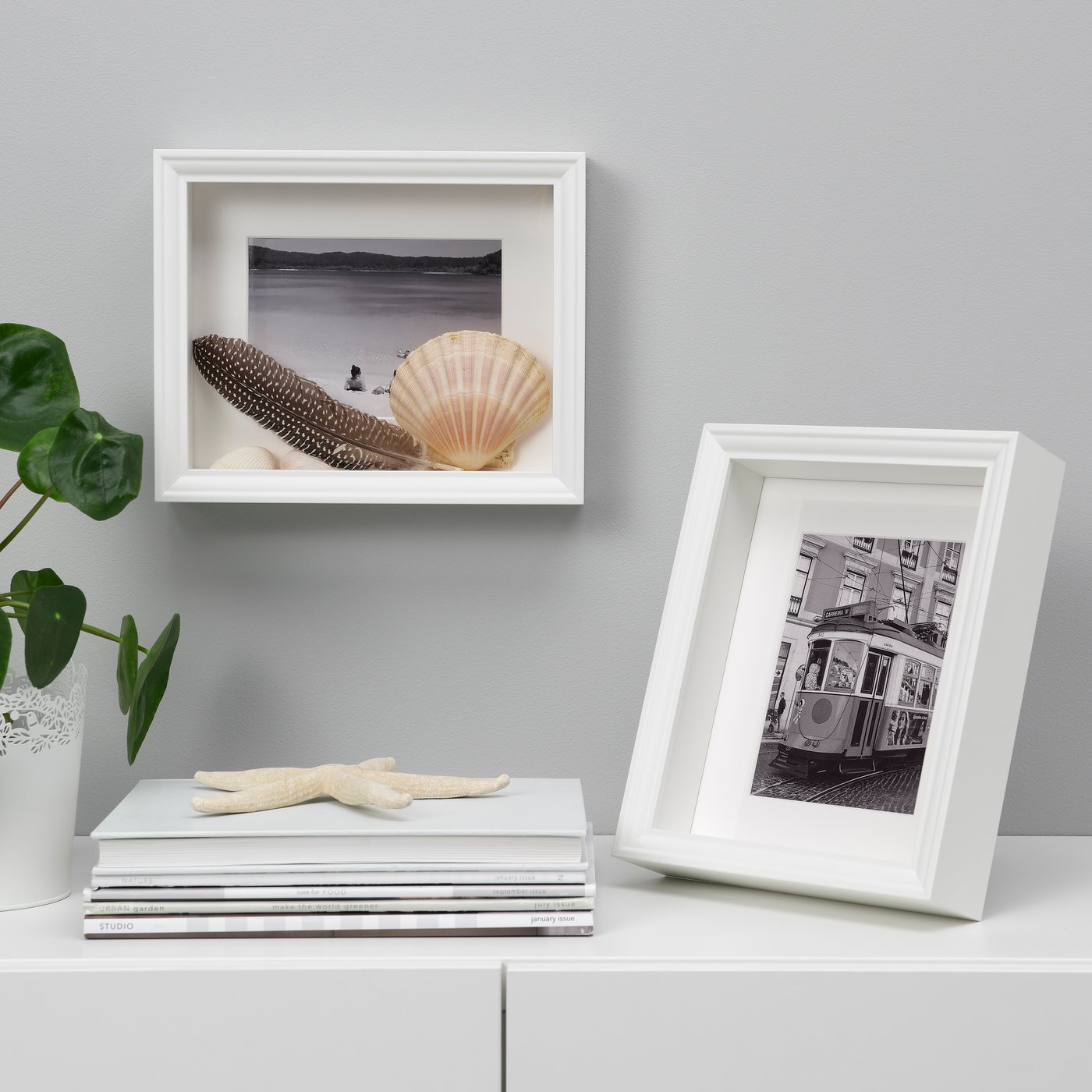 A white VÄSTANHED frame