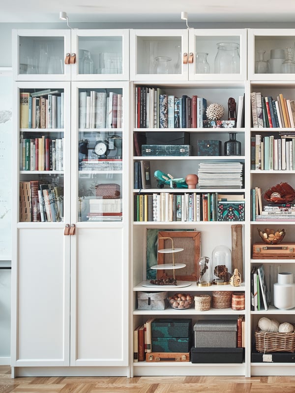 A white BILLY height extension unit