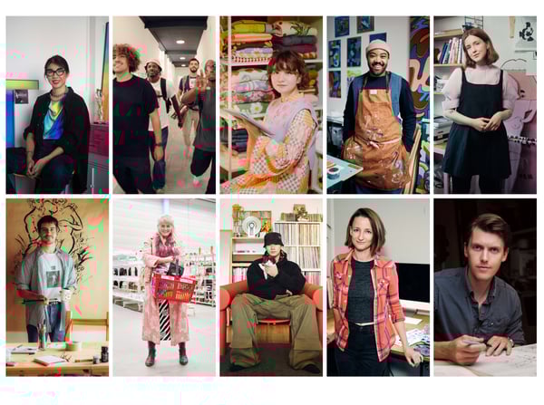 A collage of ten collaborators on the project. It has two rows of five images.