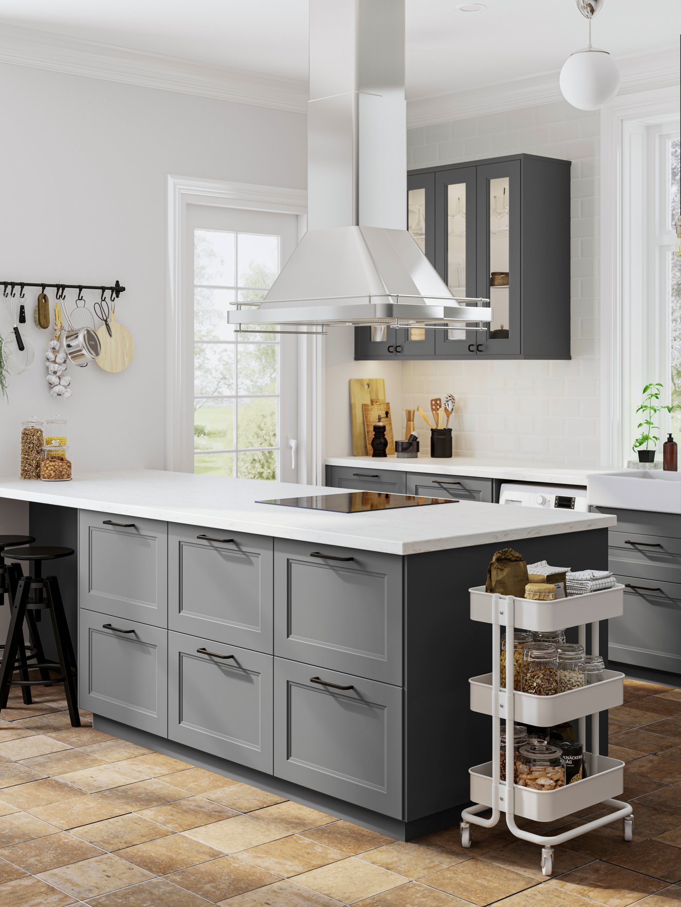 Kuchyňský ostrůvek s pracovní deskou EKBACKEN 