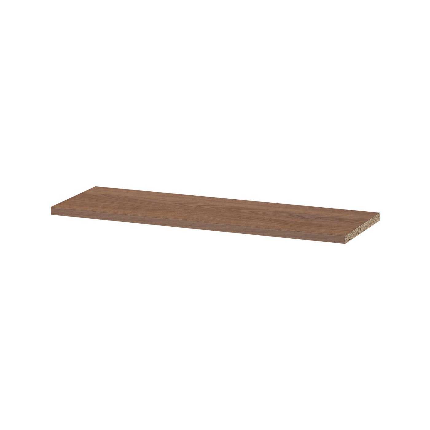 IKEA BILLY hyllplan, brun valnötsmönstrad, 76x26 cm