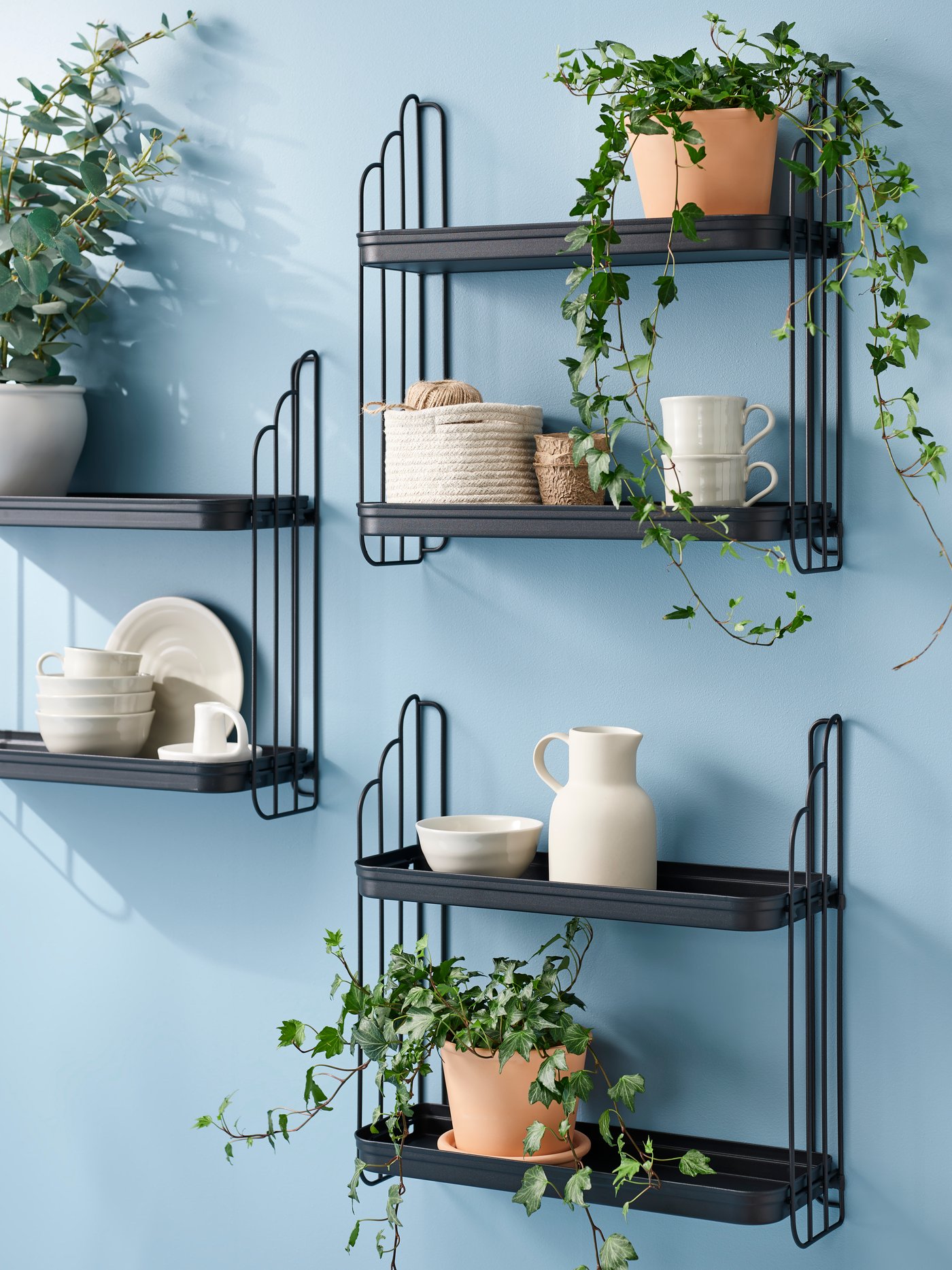 ウォールラック 4 Cube/Natural 飾り棚 ウォールシェルフ 壁付け ウォールラック 4 Cube/Natural 飾り棚 ウォールシェルフ 壁付け