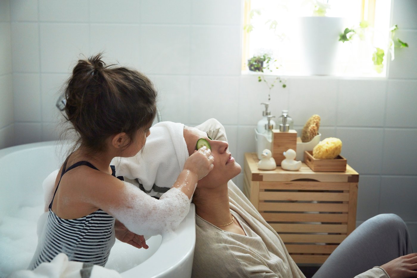 A birch MOLGER storage stool