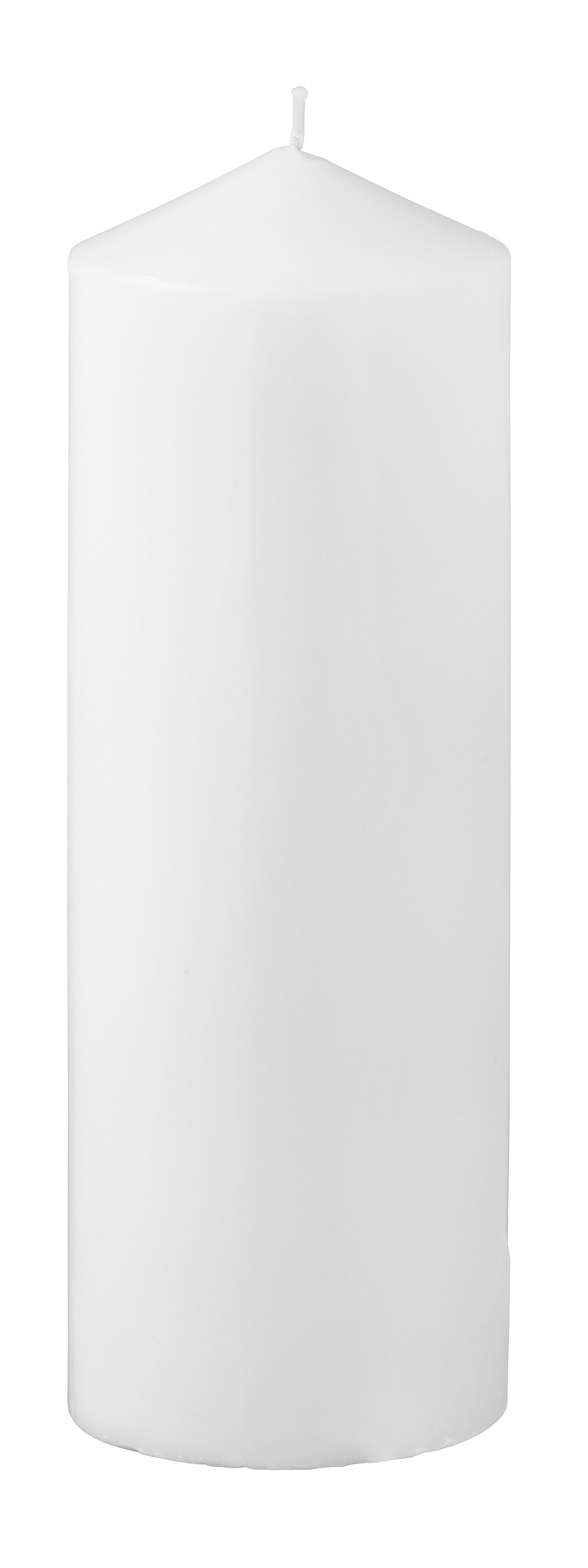 IKEA FENOMEN oparfymerat blockljus, vit, 29 cm