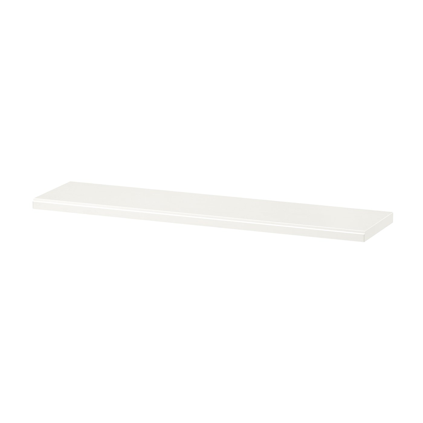 IKEA TRANHULT hyllplan, vitlaserad asp, 80x20 cm