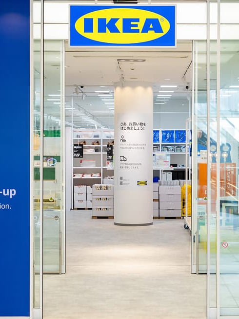 IKEA横浜ベイクォーターの入り口の写真